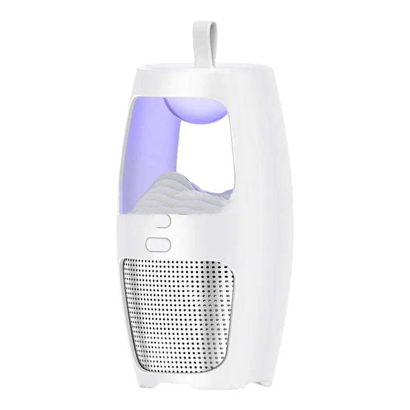 Indoor mosquito killer lamp in black and white options with USB port and compact design