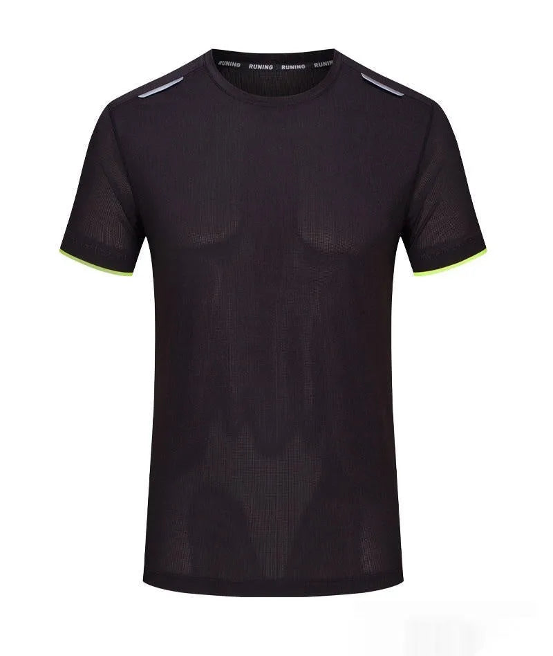 Ice silk quick-drying work T-shirt in loose pullover style available in multiple colours