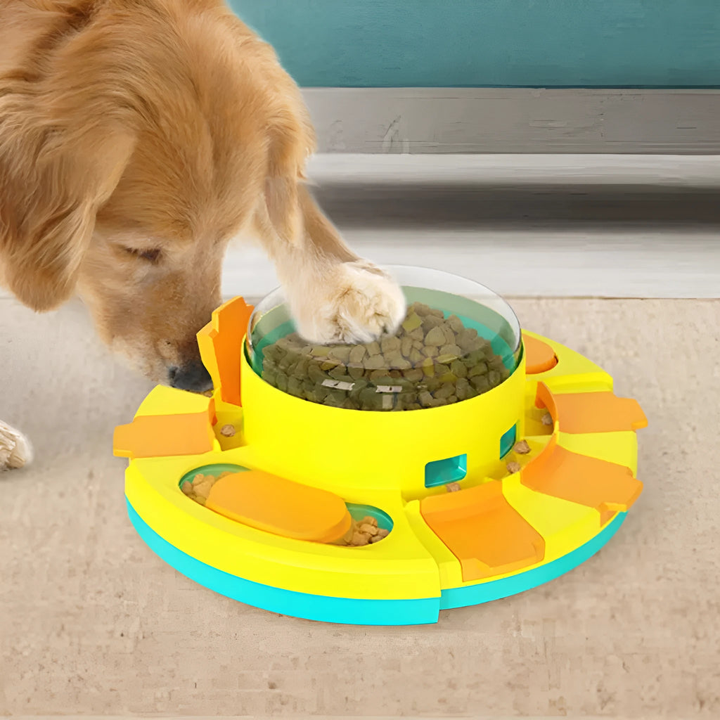Plastic pet toys for dogs and cats in multiple colours including food leakage and tumbler designs
