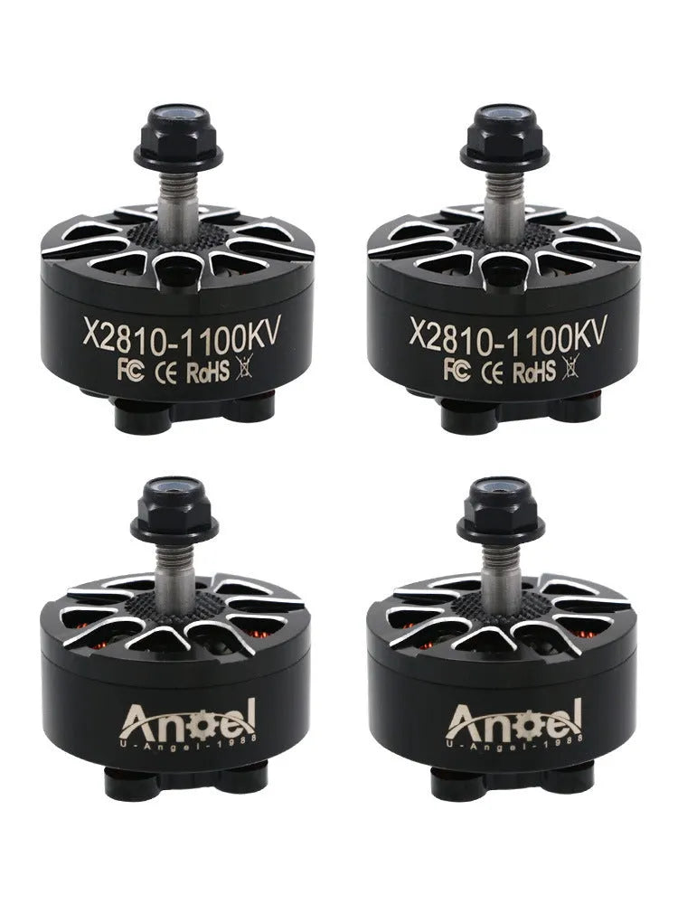 Multi-axis flight model motor for aircraft models with metal construction