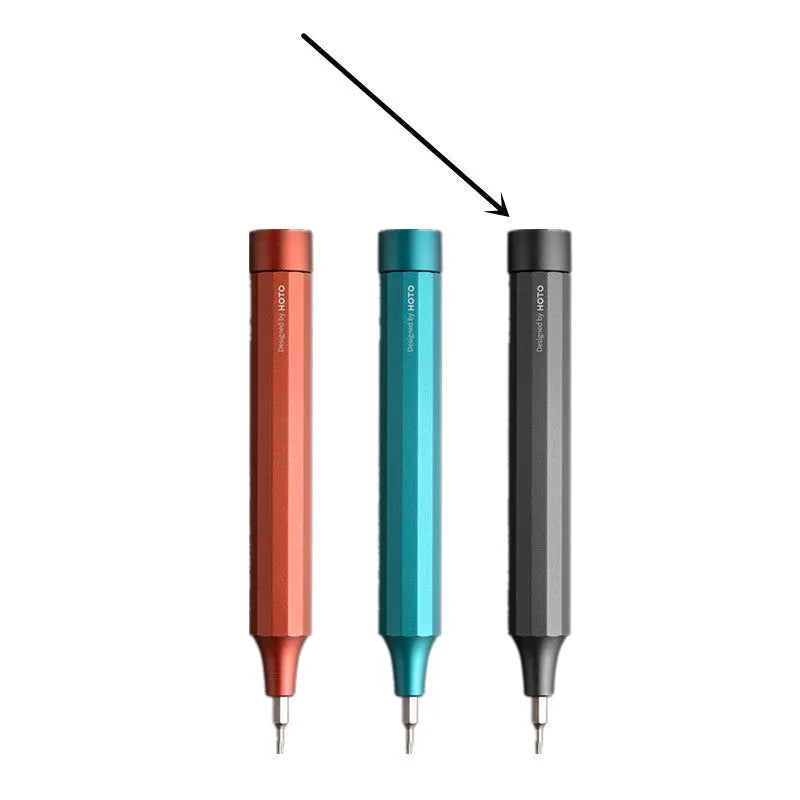 24 in 1 repair screwdriver set with aluminium handle and magnetic bit storage for phone and computer disassembly