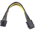 6-pin to 8-pin graphics card power extension cable measuring 20cm in length.