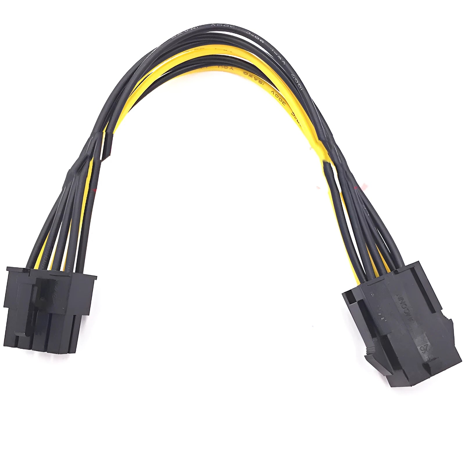 6-pin to 8-pin graphics card power extension cable measuring 20cm in length.