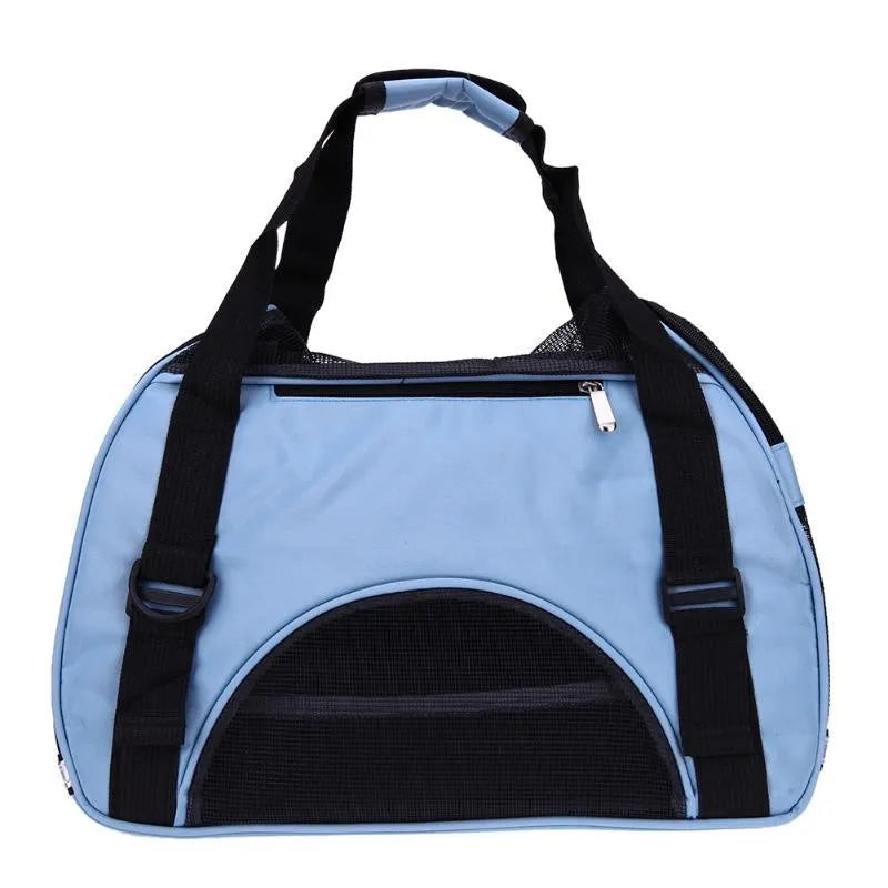 Oxford pet carrier bag in green with size S dimensions 40cm x 20cm x 30cm for small pets