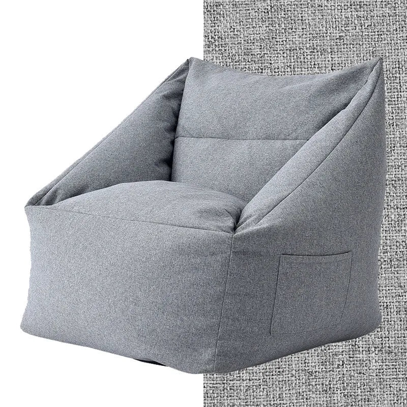 Fabric bedroom lazy sofa leisure chair in mint green with compact 66x66x70cm dimensions