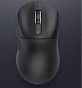 Bluetooth computer mouse with three connectivity modes in black, white, lavender, red, or orange colour options