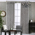 Solid colour chenille blackout curtain in modern minimalist style for living room or bedroom