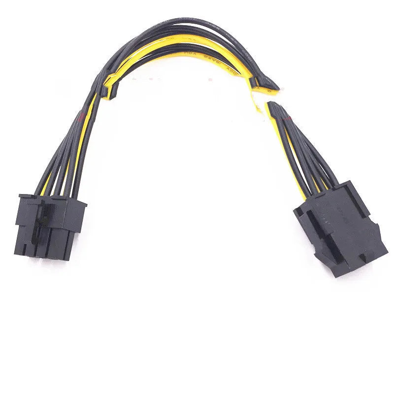 6-pin to 8-pin graphics card power extension cable measuring 20cm in length.