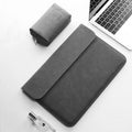 Fleece flanged laptop inner capsule pack in black for 14 inch laptops