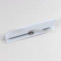 Black and white plastic hard disk baffle cover for 3.5-inch and 2.5-inch PC drive bays