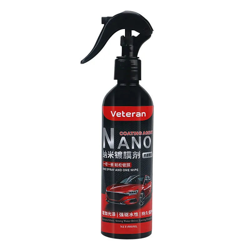 Automotive coating agent spray bottles in 250ml and 500ml sizes for car paint protection
