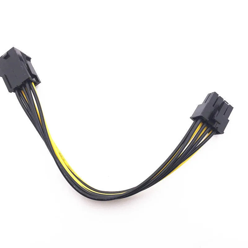 6-pin to 8-pin graphics card power extension cable measuring 20cm in length.