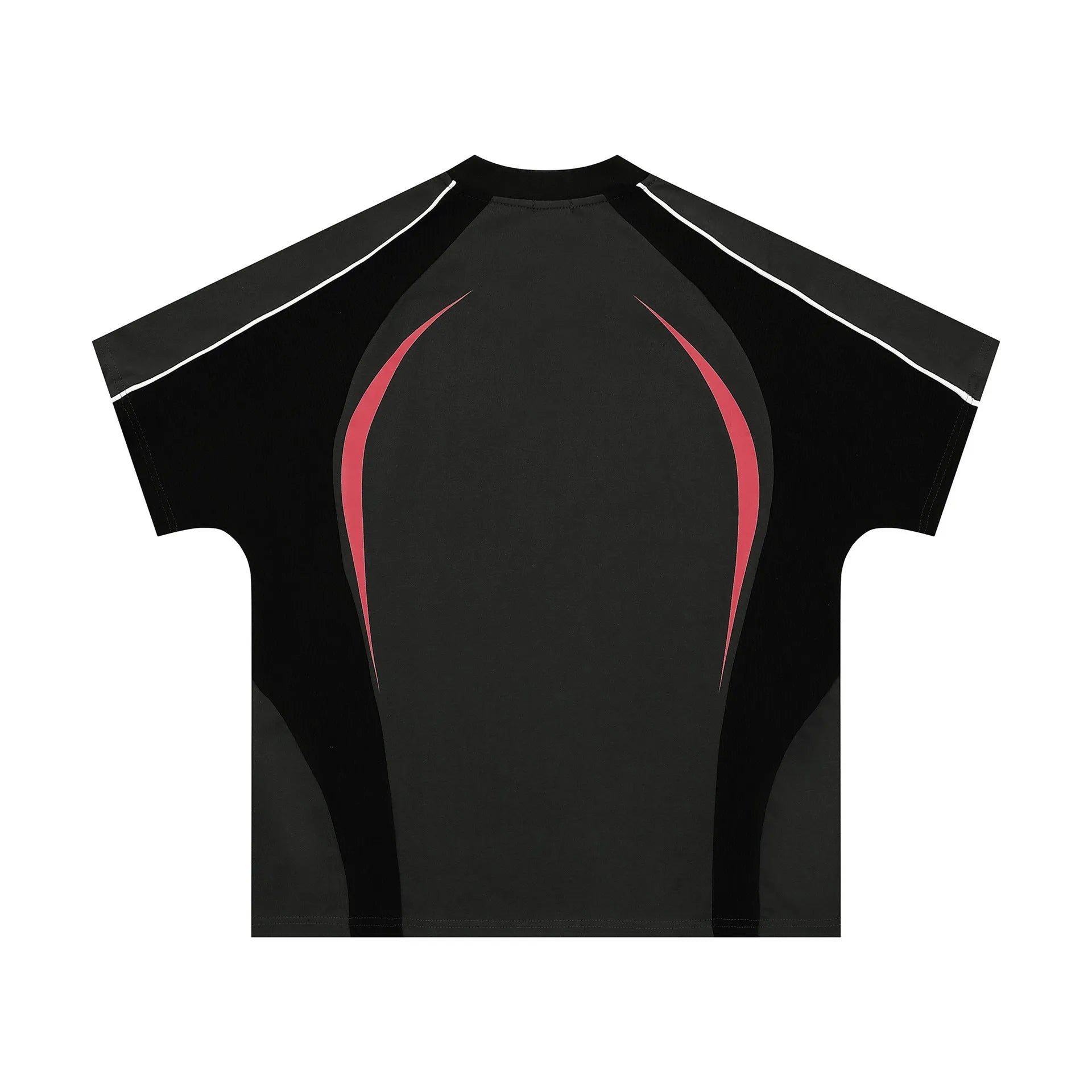 Men's loose fit polyester t-shirt with colour matching letter print in black YR9116 and apricot YR9116 options