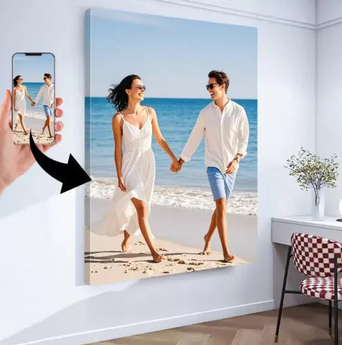 Spray-painted poster frameless decorative canvas painting for living room in modern simplicity style, rectangle shape