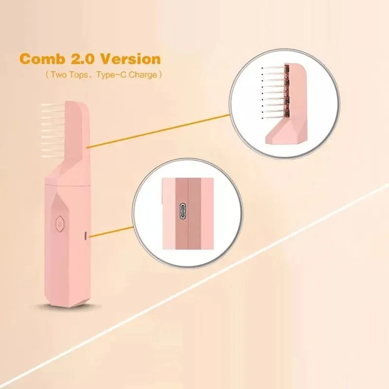 Comb electronic aromatherapy stove in black, pink or white, USB bakhoor incense burner, 200g, 250x150x50mm