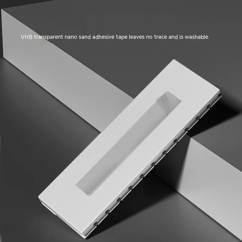 Black and white plastic piano-shaped temporary parking sign for car space marking