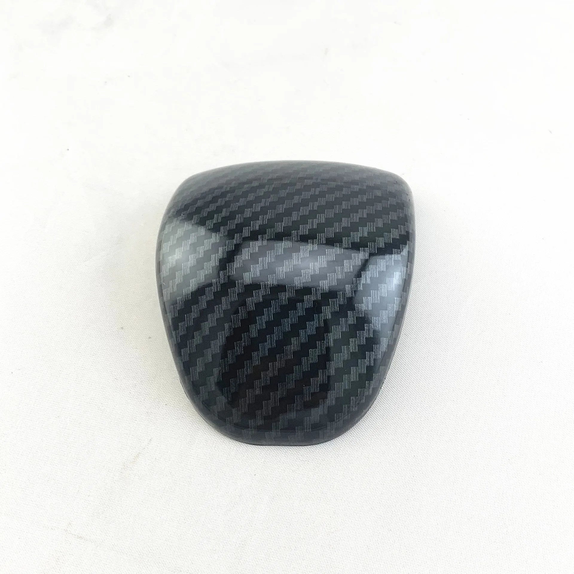 Smart RunK3 carbon fibre pattern ABS plastic gear shift knob cover for cars