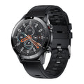 Silver-black alloy Bluetooth smartwatch with 1.3-inch screen on a wrist strap.