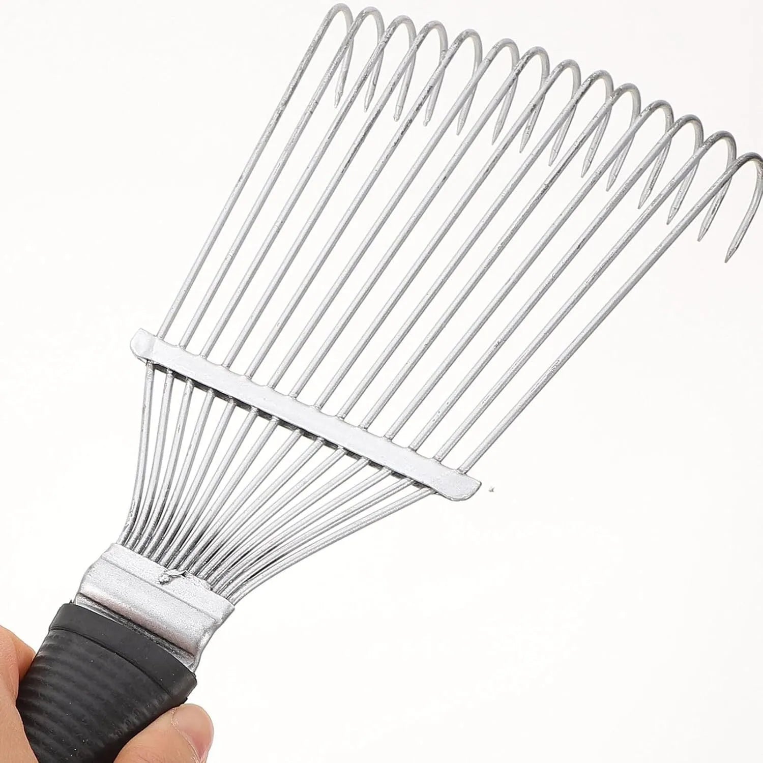 Stainless steel dematting brush rake for pet and livestock grooming