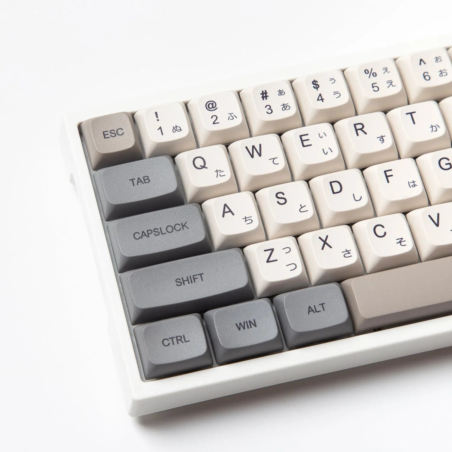 Set of 139 PBT XDA profile keycaps for mechanical keyboards, showing English legends.
