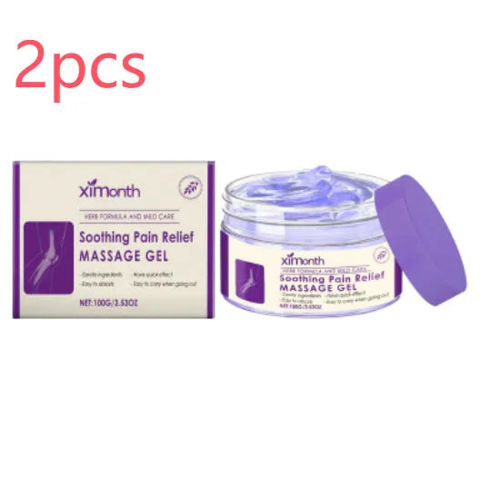 100g tube of body massage gel for joint and knee care on a plain background.