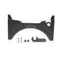Black ABS plastic cockpit fairing panel for BMW R1250GS and R1200GS motorcycles
