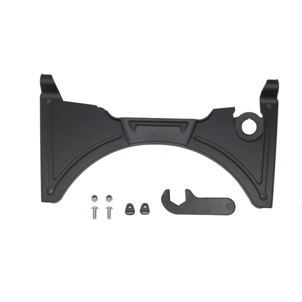 Black ABS plastic cockpit fairing panel for BMW R1250GS and R1200GS motorcycles