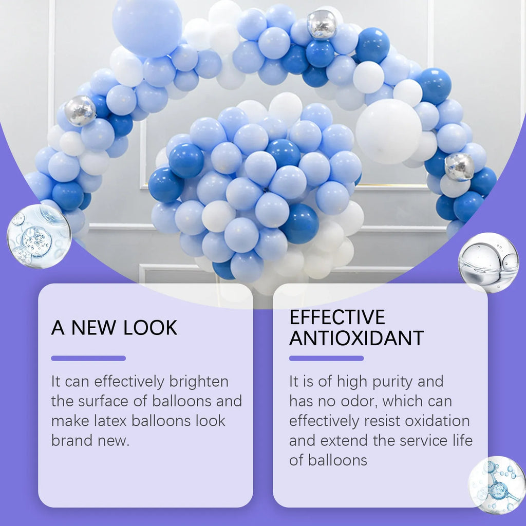 100ml balloon surface texture spray bottle for creating shiny lustre finish on event decorations