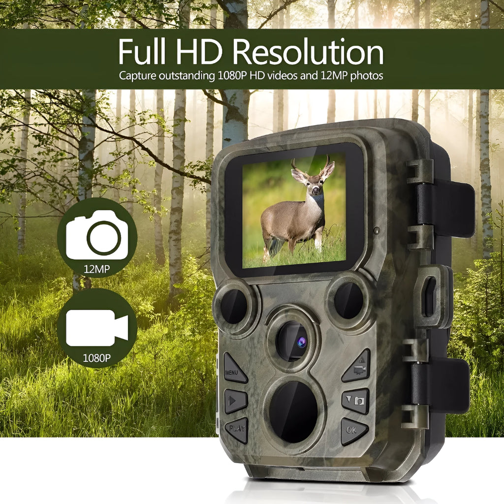 12 megapixel infrared surveillance camera box style army green professional security outdoor