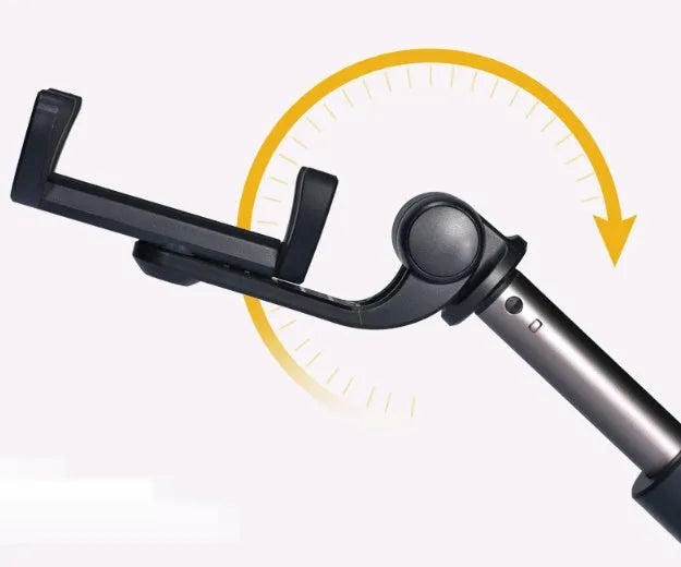 Aluminium Bluetooth tripod selfie stick with remote control extended for mobile phone photography