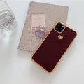 Solid colour TPU back cover case for iPhone on a table