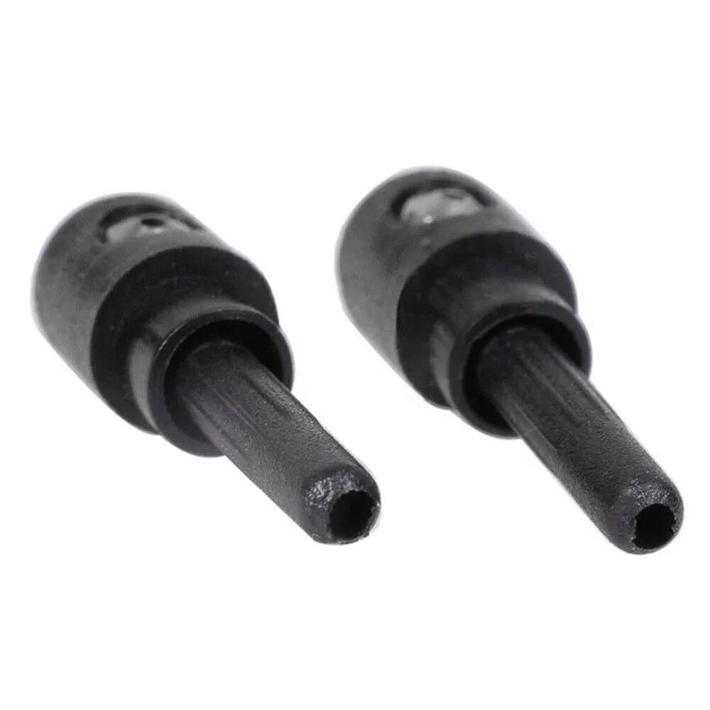 Black rear windshield washer nozzle for Volkswagen Golf, Audi, Skoda cars