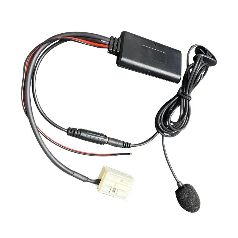 Citroen Peugeot car stereo Bluetooth 5.0 AUX cable kit with microphone