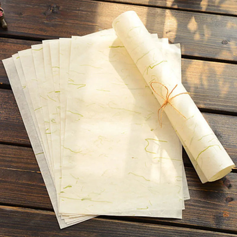 Chinese ancient style painting paper stationery set with traditional patterns in four colour options