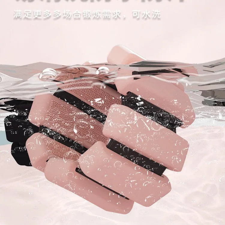 Detachable 1 lb sports weight-bearing bracelet in black, grey, light pink or pink for wrist and ankle use