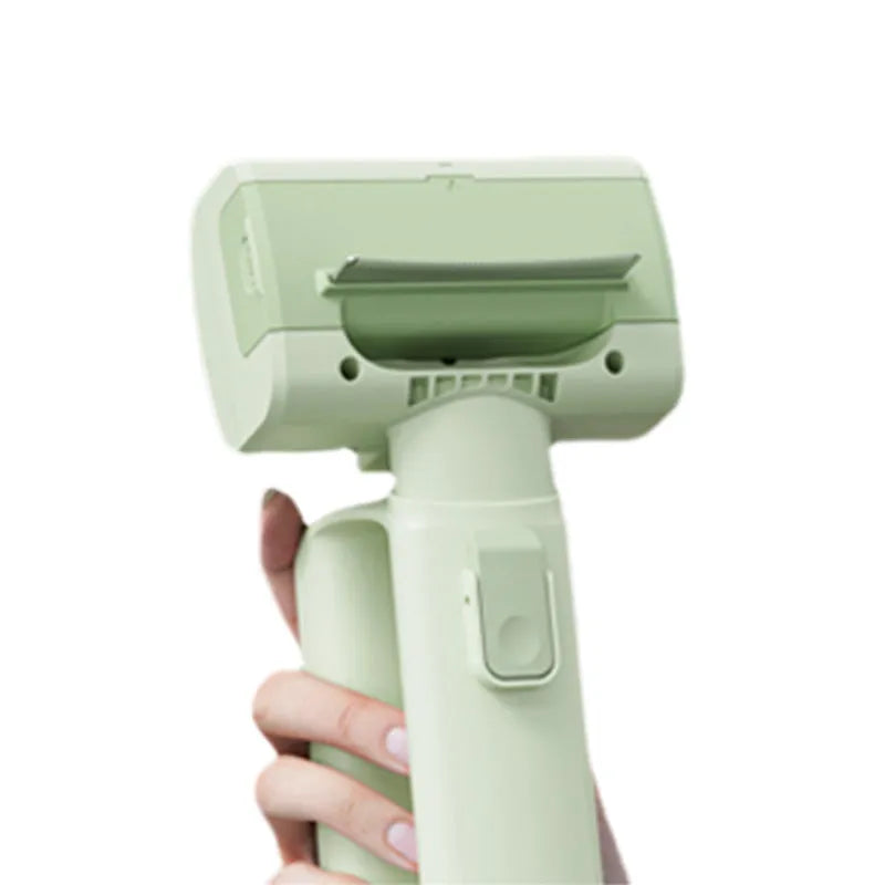 Multifunctional pet beauty cleaner in Bean Sprout Green with five attachments and PVC body, 380g
