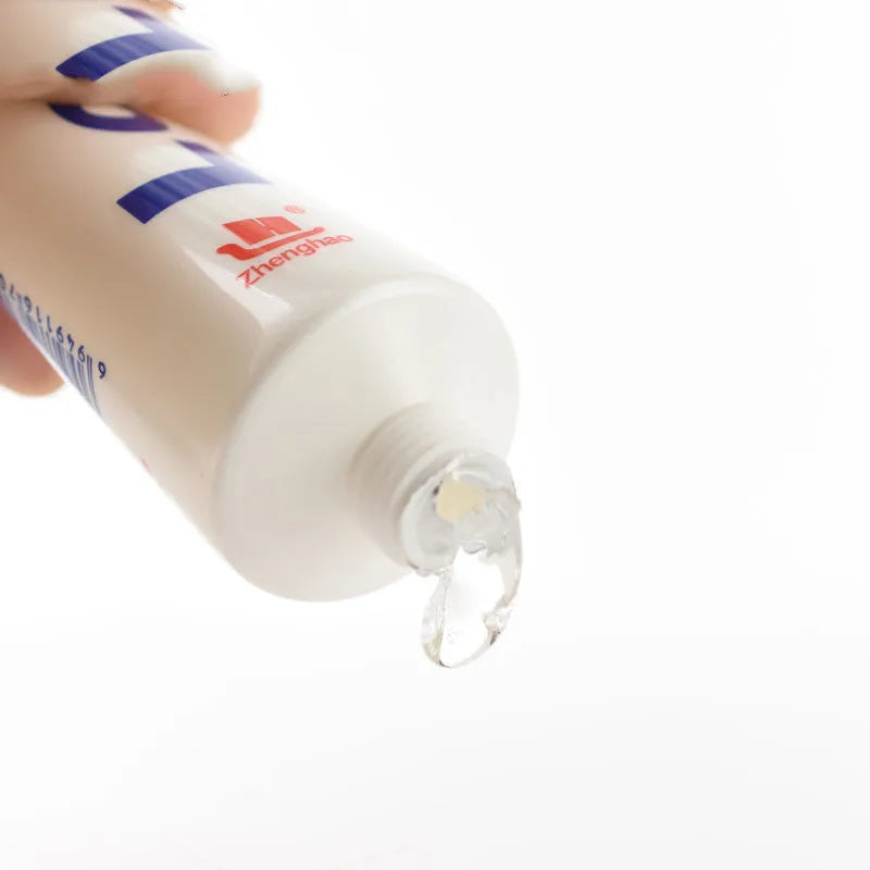 100ml white cherry flavoured water-soluble lubricant bottle for intimate adult use