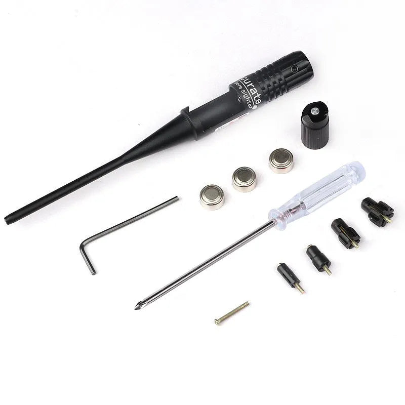 Black matte T6010 aluminium alloy laser calibration device 190mm 80mm 30mm with red or green beam option