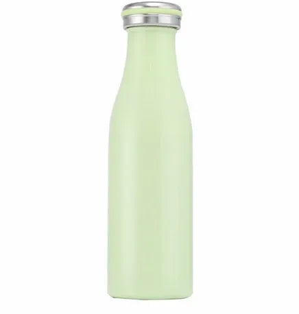Milk vacuum water bottle 304 stainless steel insulated cup 350ml or 500ml in blue