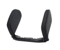 Car sleeping side pillow with ABS+ leather cover and rebound sponge filler in black colour