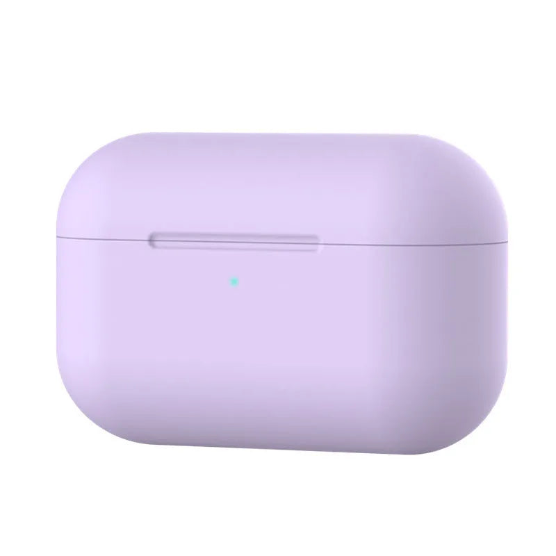 AirPods Pro silicone protective cover in multiple colours showing buckle-detailed and solid options