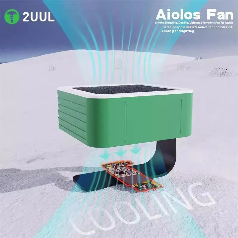 2UUL USB mobile phone motherboard repair cooling fan with thermoplastic blades and 5V power
