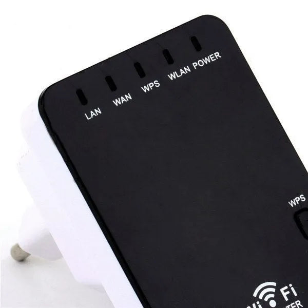 Compact 300Mbps Wireless-N Mini Router with two LAN ports and WPS button for Wi-Fi extension