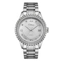 Fashionmonger men's automatic mechanical watch with luminous hands on wrist, showing gold case and white dial option.