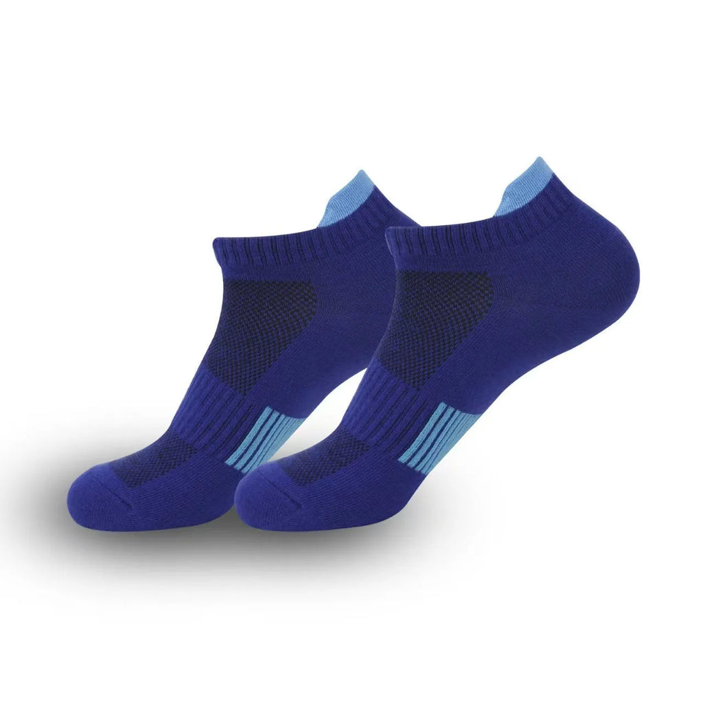 Stretch socks for outdoor fitness and running, invisible anti-friction design, one pair, six colours