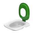 Fifth generation cat toilet trainer mat in blue, grey or green colour, made from ABS plastic.
