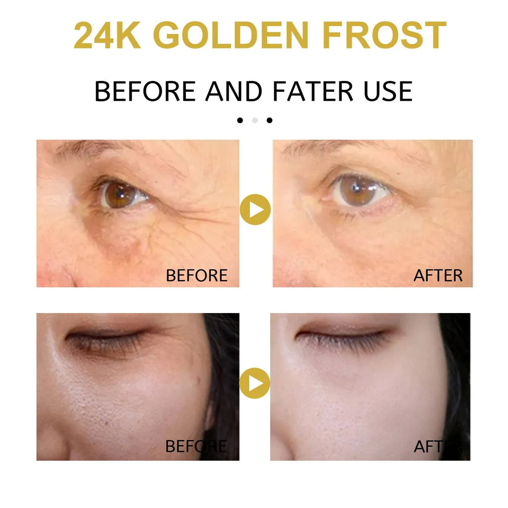 24K gold cream 50g boxed anti-aging facial moisturiser with retinol and oligopeptide-1