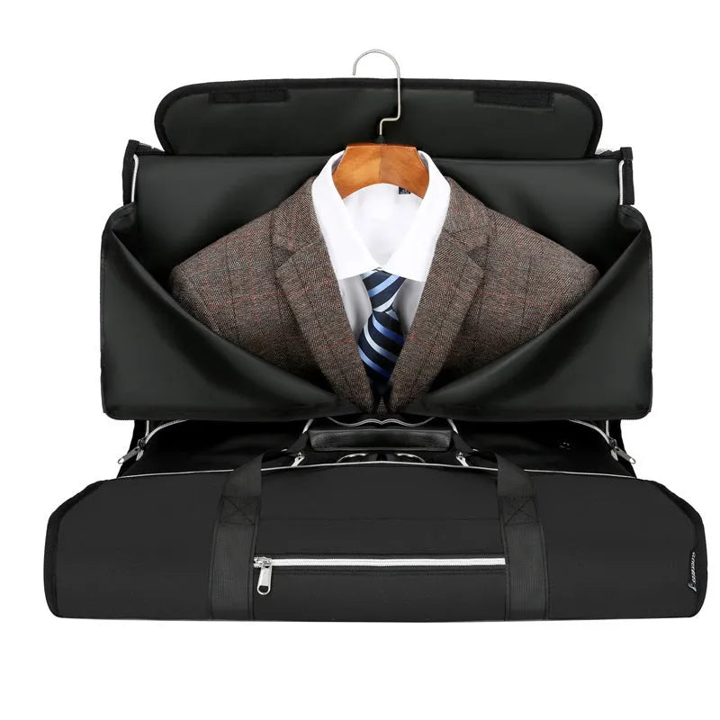 Durable oxford cloth sports bag in grey colour, showing dry wet separation compartments.