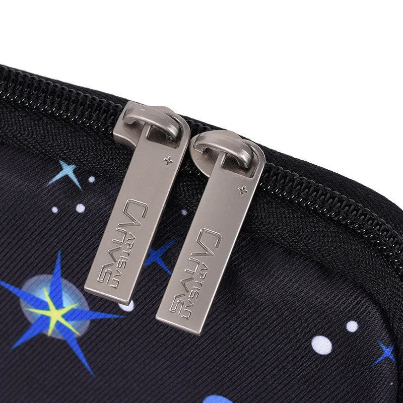 Black waterproof polyester laptop liner bag with 23mm thickness for 13, 14, and 15 inch notebooks