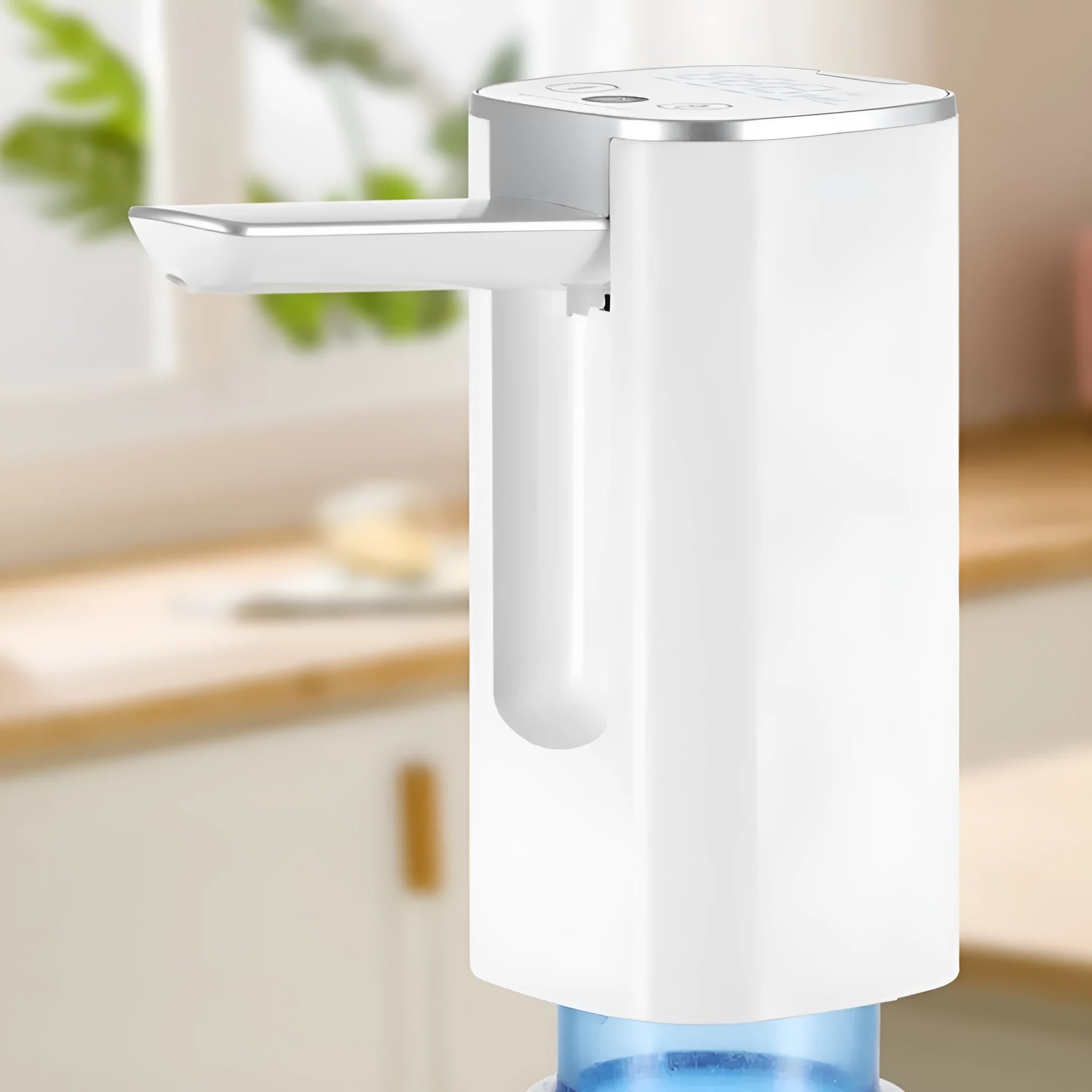 Folding water pump with LCD screen for bucket table installation